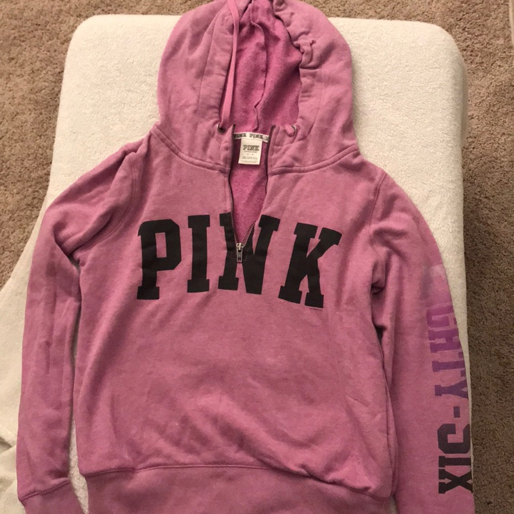 VS Pink quarter zip
